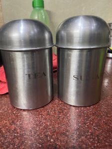 Vinod Stainless Steel Sugar Tea Set