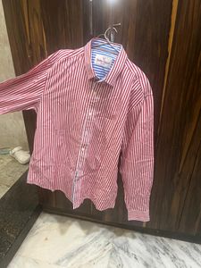 Red And White Line Shirt