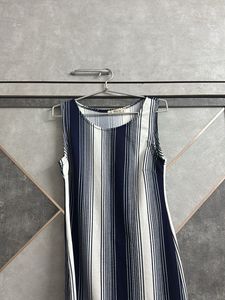 Classic Striped Sleeveless Dress