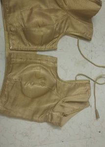 Readymade Ethnic Golden blouse for sarees