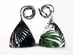 🎀Tropical Print Bikini Top