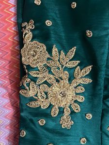 Elegant Green Ethnic Blouse