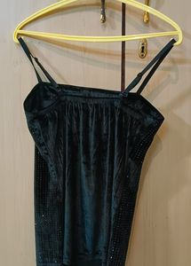 Spaghetti TRENDY Top With Sequins