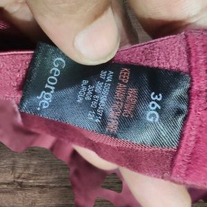 36G Lace Balconette Bra
