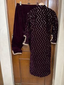 🆕Designer Velvet Pakistani Suit Set