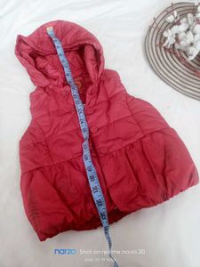 Girls Hooded Padded Vest