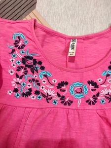 Embroidered Top For Kids