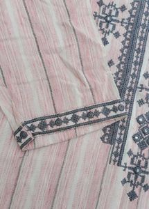 Price Drop !Embroidered Stylish Pink Straight Kurt