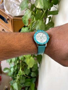 Fastrack Watch - Turquoise Band