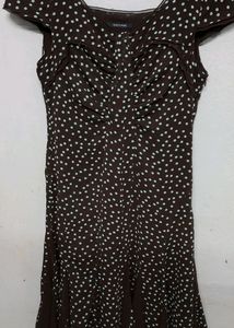 Chic Polka Dot Midi Dress