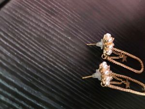 Chic Star &amp; Flower Dangle Earrings