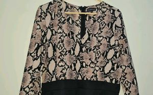 Chic Snake Print Jumpsuit