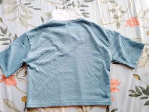 Cute Blue &amp; White Top