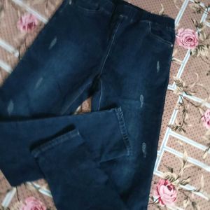 Girl's Stylish Ripped Jens