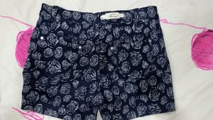 Floral Print Denim Jeans