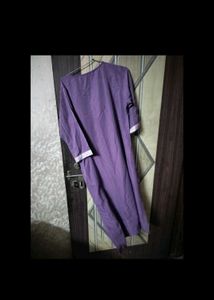 Purple Kurta bottom set