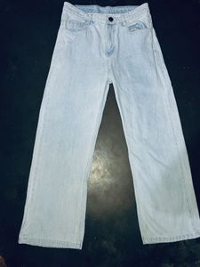 Light Wash Wide Leg Jeans