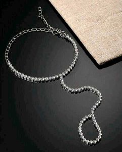Sparkling Rhinestone Hand Chain Bracelet