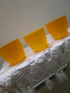 PLANTER (Set of 2) Yellow Color