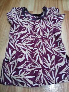 Purple Printed Kurta Set