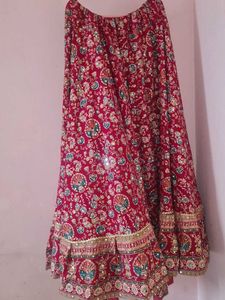 Embroidered Designer red chaniya choli ❤️
