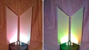 New BTS Logo LED Lamp Light