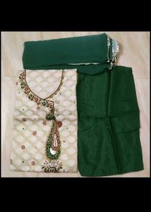 Embroidered Kurta Set with Dupatta