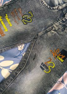 ✨ Stylish Washed Blue Denim Jeans for Boys 👖