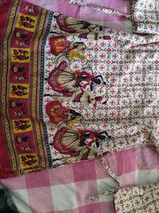 short kurti with plazo