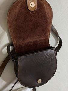 Vintage Brown Crossbody Bag