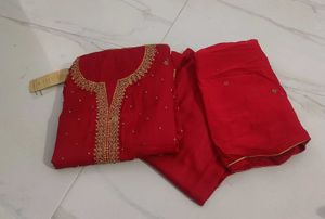 Cherry Red Unstitched Suit