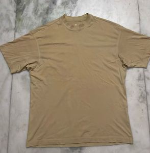 H&M Oversized Men's Basic Tan T-Shirt