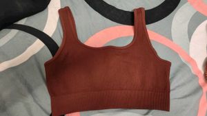 Unused Ribbed Seamless Sports Bra