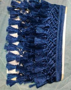 Navy 💙🔵💙 Blue Tassle Lace