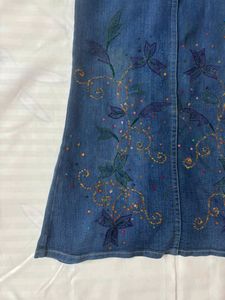 Denim Maxi Skirt
