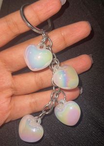 Cute Heart Keychain Accessory 🤍