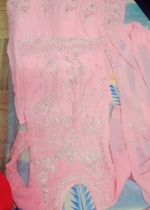 Beautiful Pink Kurta Set with pallazo