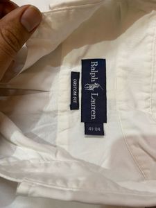 Classic Polo Ralph Lauren White Button-Down Shirt