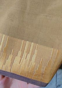 Golden Tan Saree With Free...