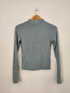 Busem Blue Fitted Top ( Women)