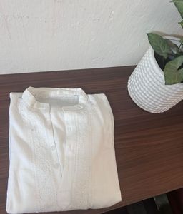 premium cotton dyeable kurta
