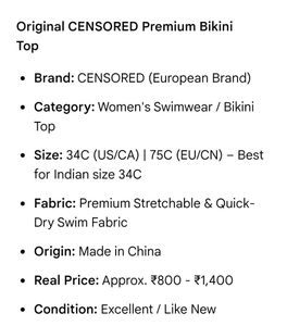 CENSORED European Brand Black Ruffled Halter Bikin