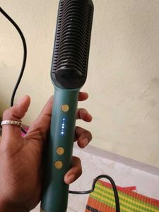 Hair straightener comb