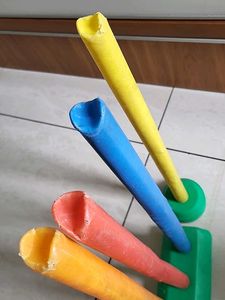 Colorful Plastic Cricket Stumps Set