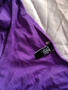 Purple Tie Bikini Bottom