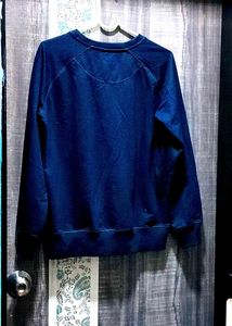 Navy Blue Crew Neck Sweatshirt