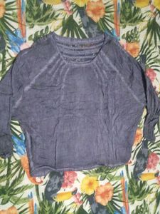 Elegant Blouse with Embellished Neckline