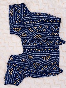 Navy blue Navratri Garba Choli Set
