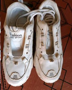 Fashion Sport White Sneakers