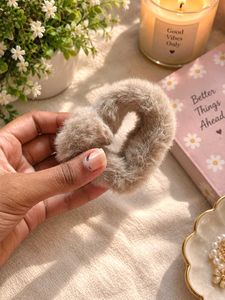 Faux Fur Scrunchie